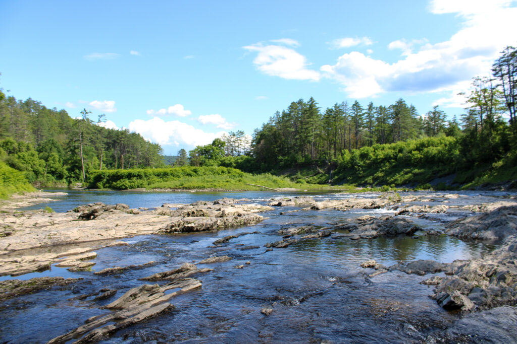 water at quechee gorge